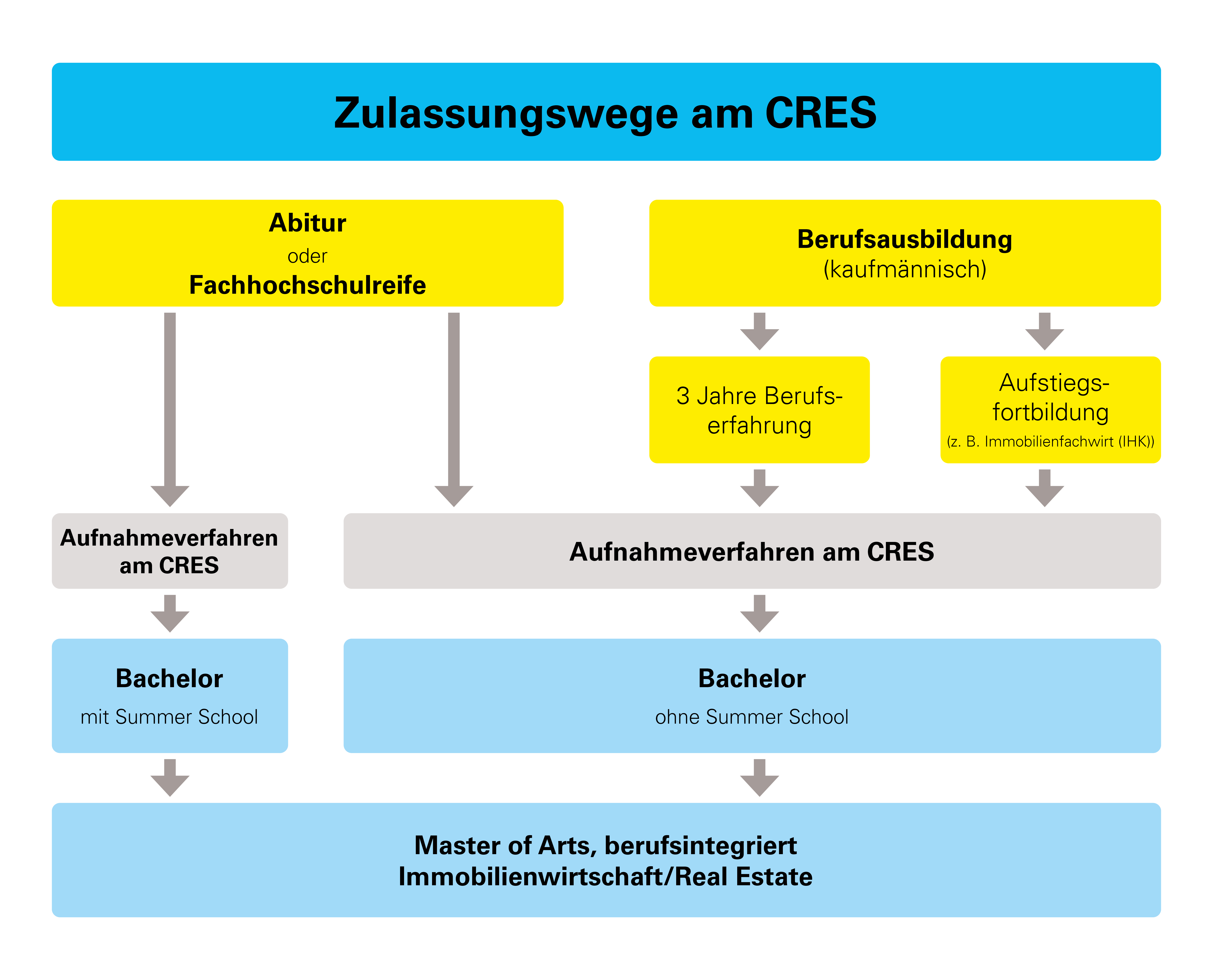 Zulassung zum Studium am CRES