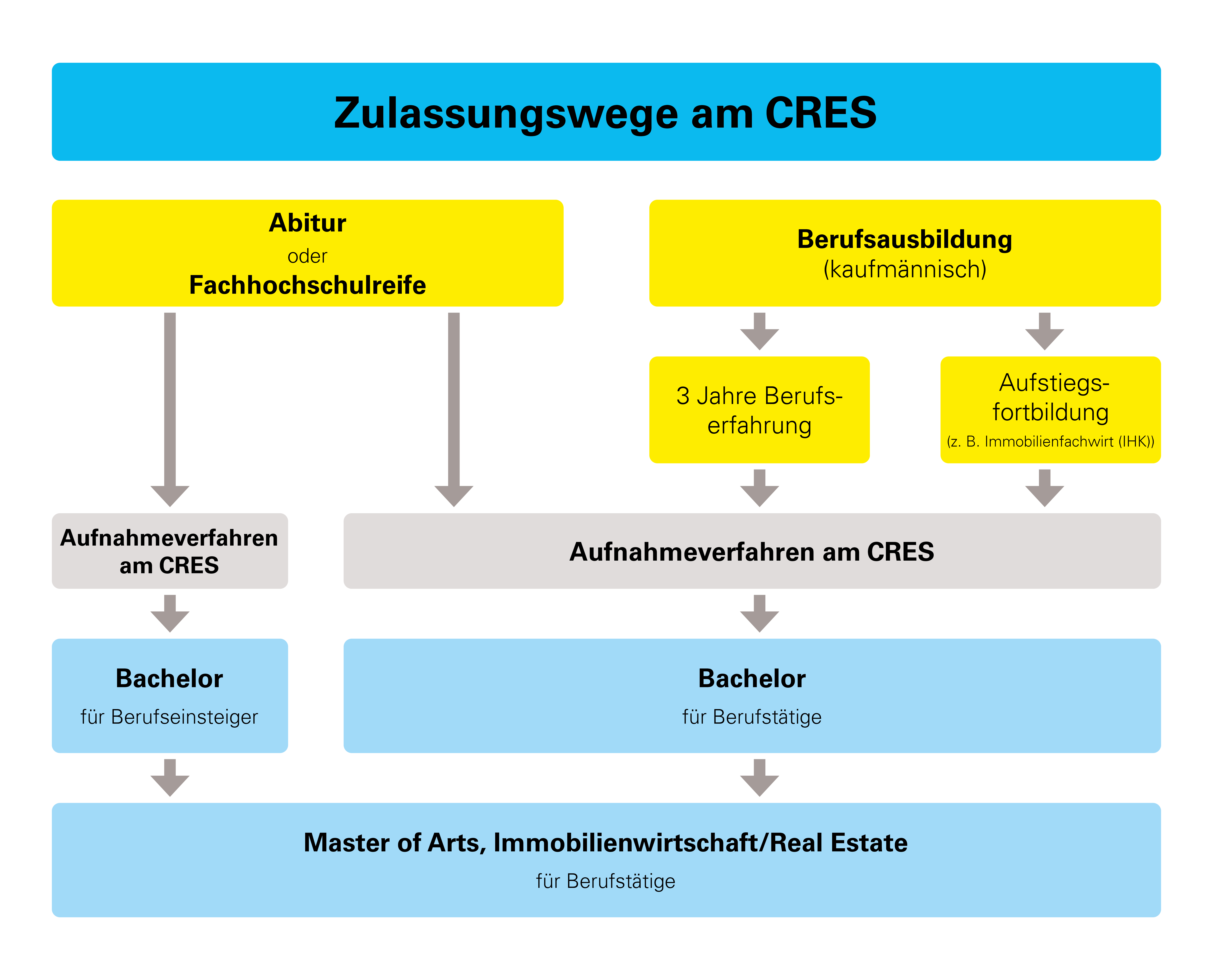 Zulassung zum Studium am CRES